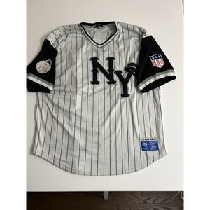 Ebbets Field Flannels New York Black Yankees Jersey 3XL Tackle Twill Vintage